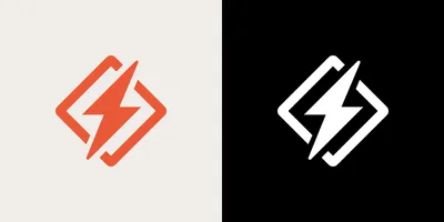 Honeybadger icon variations showing the lightning bolt symbol within angular brackets in both orange-on-light and white-on-black color schemes, representing the company's visual identity for application monitoring and error tracking services.