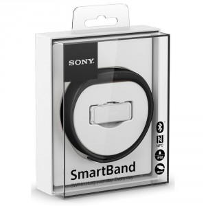 The Sony SWR10 smartband has a vibrate on alert feature