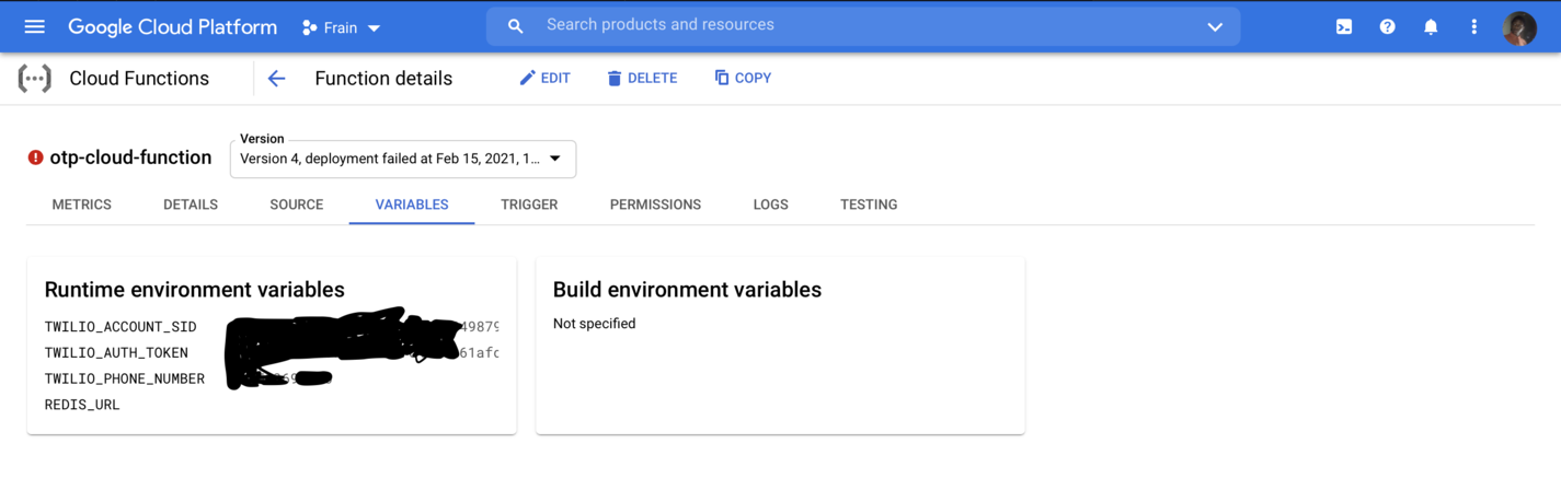 Environment Variables