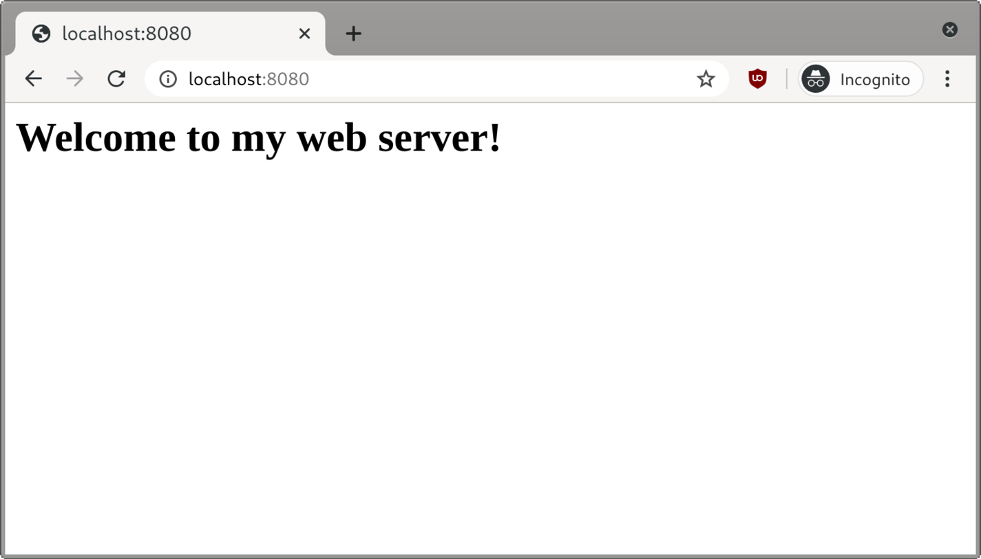 Welcome to my web server!