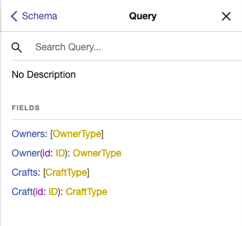 Screenshot of Owners and Crafts