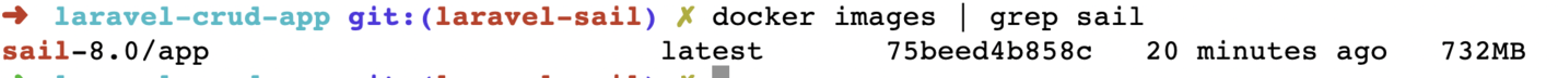 Laravel sail docker image is very big at 732 MB