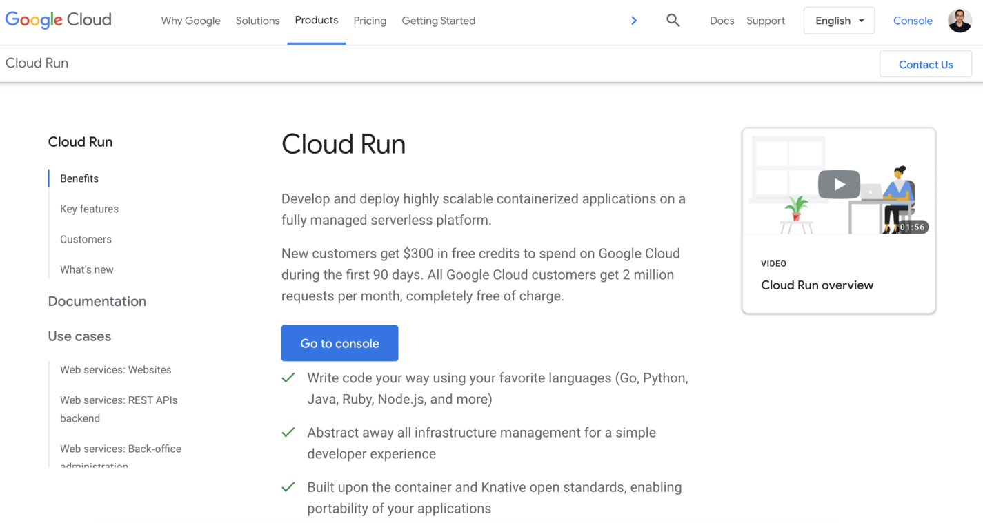 Explore Google Cloud Run a bit more
