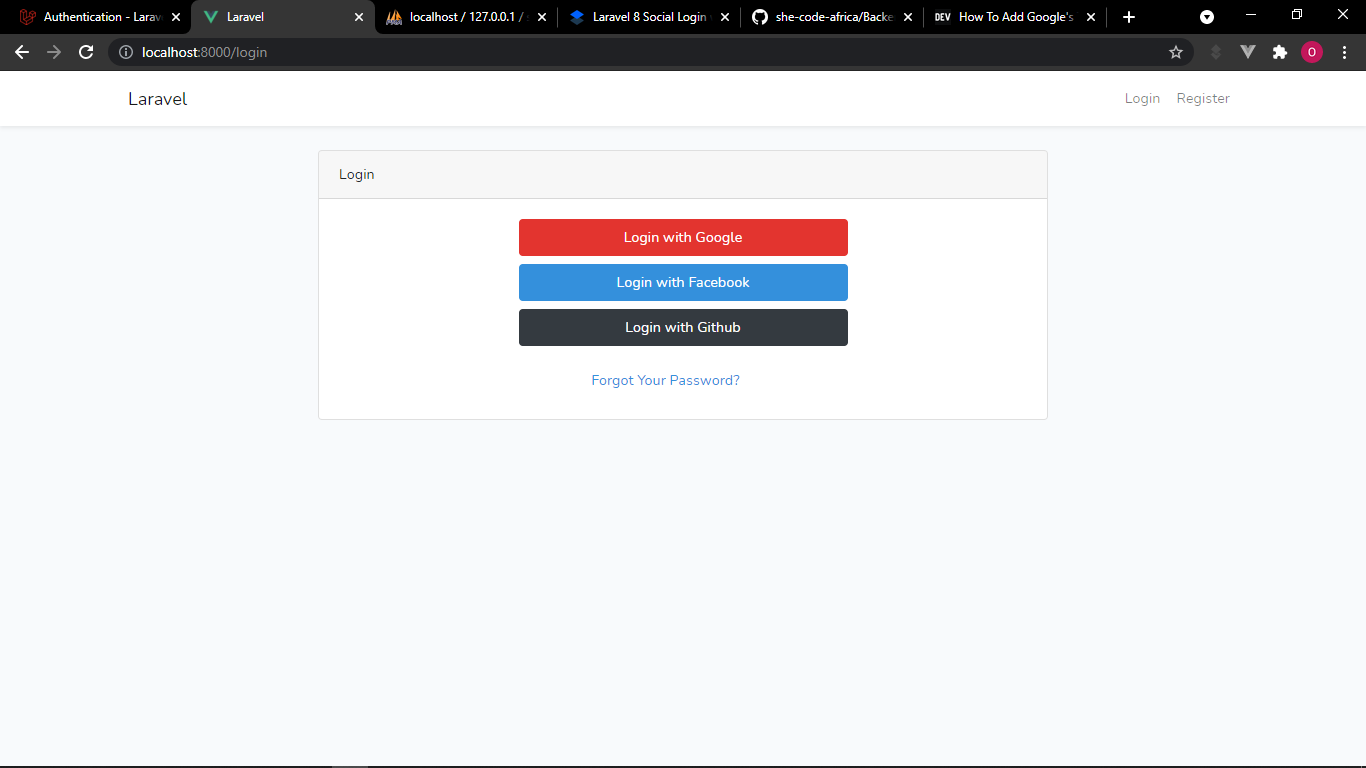 Login View