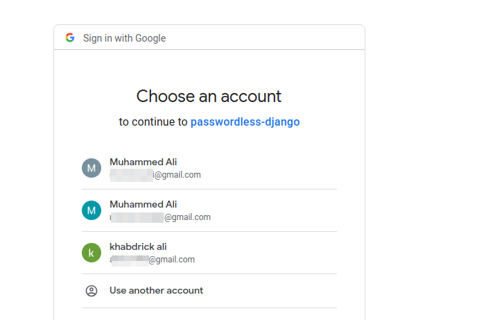 Log in with Google