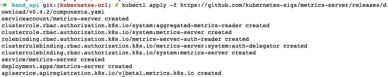 Install metrics server on Kubernetes cluster for HPA