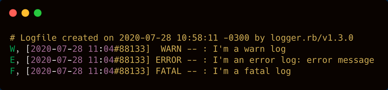 Formatting date and time