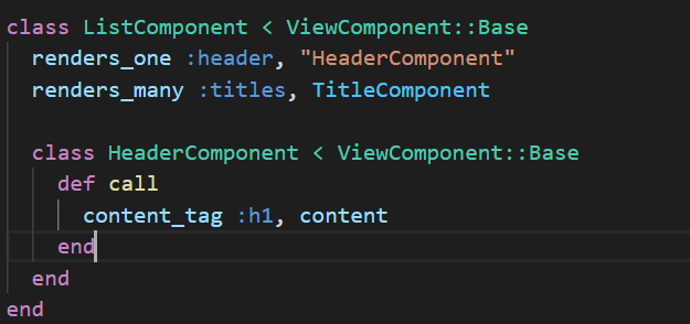 ListComponent using slots to render other Components