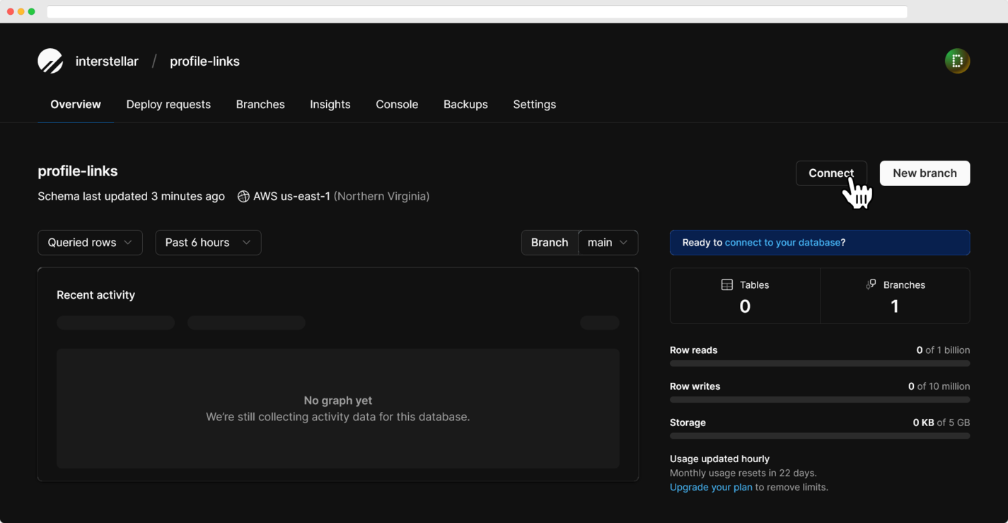 connect database