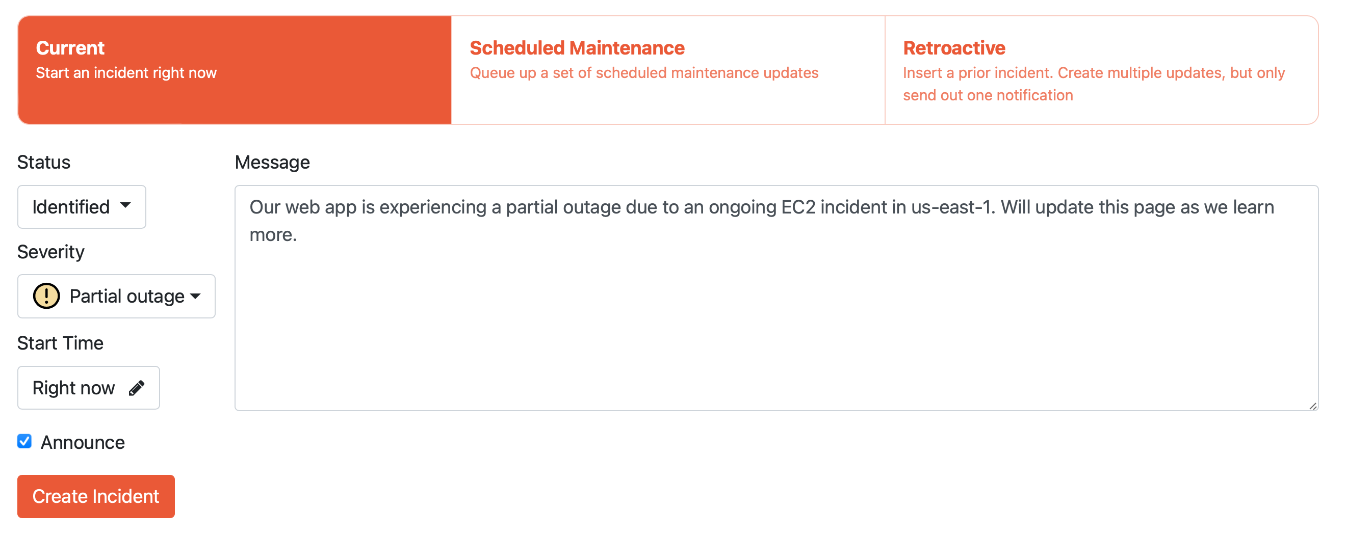 Our web app is experiencing a partial outage due to an ongoing EC2 incident in us-east-1. Will update this page as we learn more.